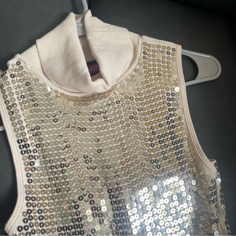 Y2K‎ Sequin Sleeveless top - Picture 3 of 4